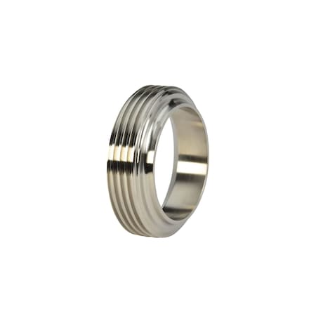 Wayland 3in BEVEL SEAT SHORT THREADED FERRULE -304-0.906inOAL W415TRF-3